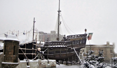 Segelschiff im Europapark