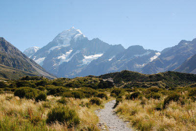 Mount Cook auf Neuseeland (Gregor Bechmann / pixelio.de)